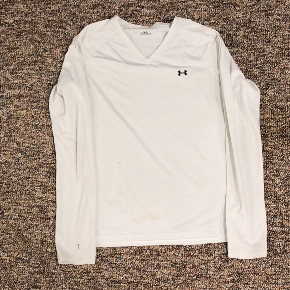 White under armour long sleeve